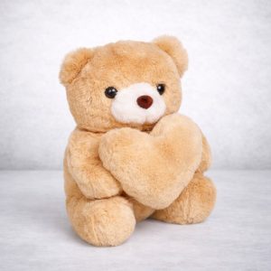 Honey Hugs | Beige Κλασικό Λούτρινο Αρκουδάκι