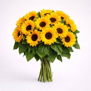 Sunflower bouquet Golden Radiance for same-day delivery in Ioannina by Fresh Garden.